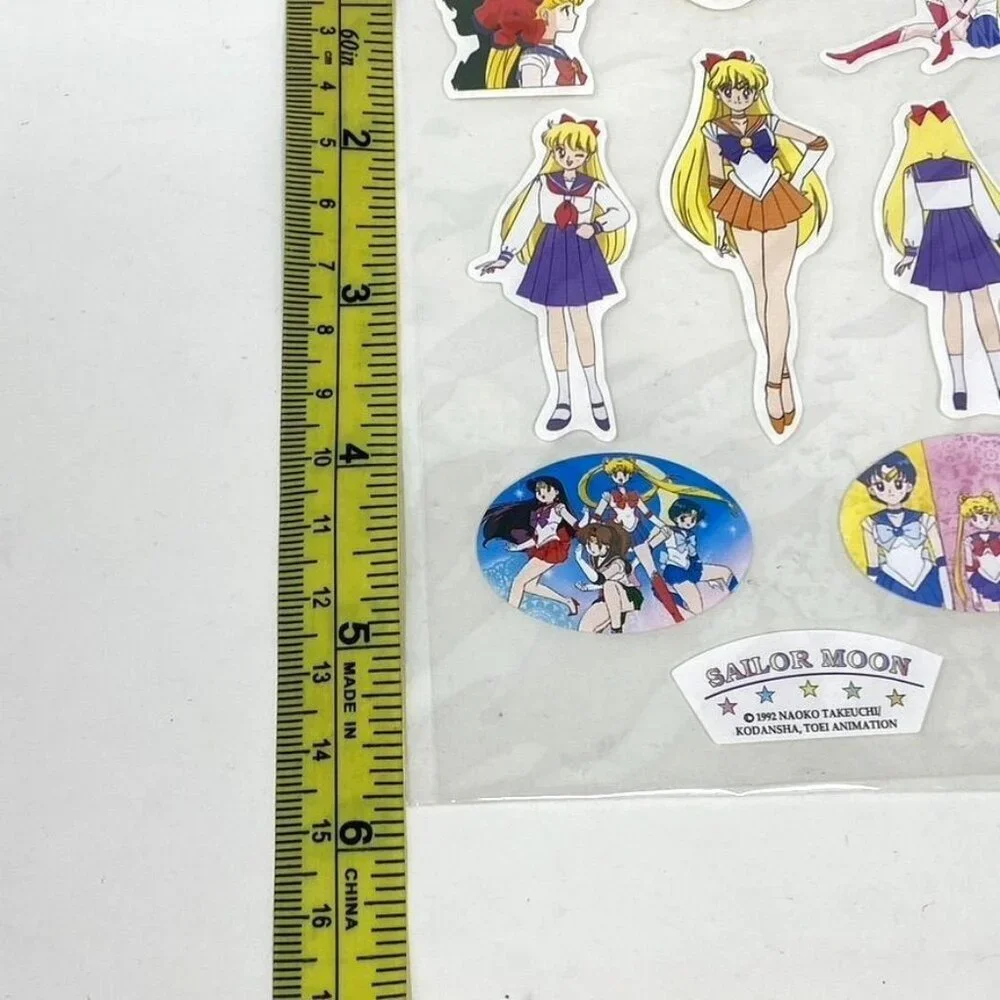 Sailor Moon Sticker Sheet Korean Vintage 2000's Rare Collectible Anime